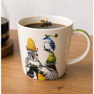 Whimsical Vicki Sawyer Squirrel Mug by PPD 16oz Cottagecore